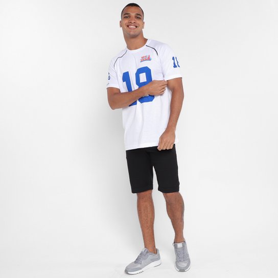 Camiseta NFL Indianapolis Colts Peyton Manning 18 Mitchell & Ness Masculina
