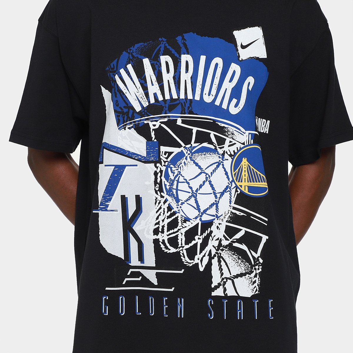 Camiseta Nike Golden State Warriors Masculina | Loja NBA