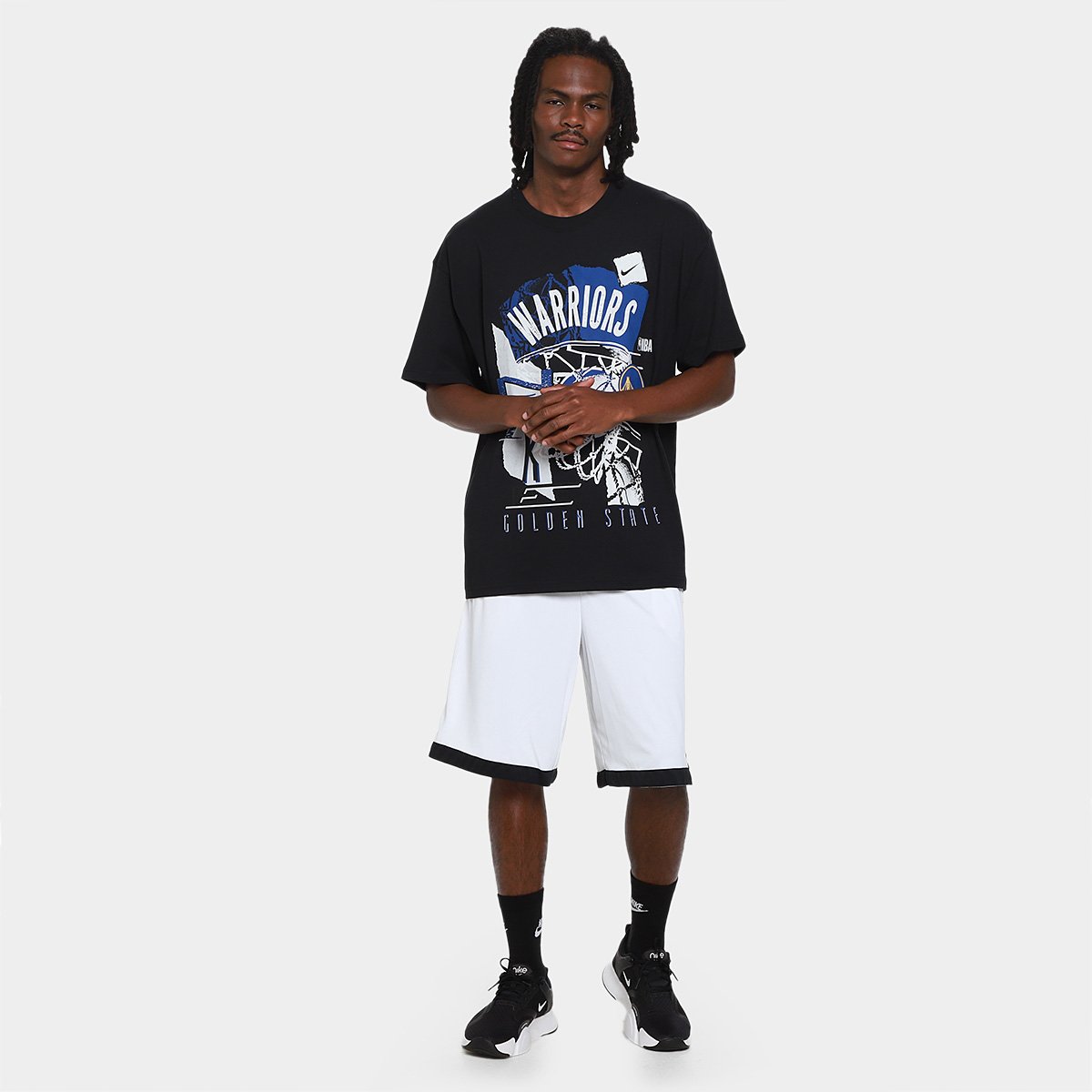 Camiseta Nike Golden State Warriors Masculina | Loja NBA
