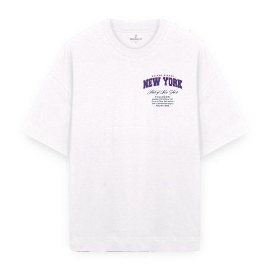 Camiseta Oversized New York Icon Off White Originals Brand