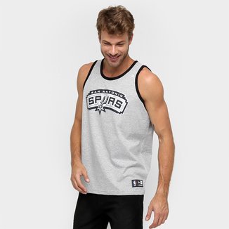 Camiseta Regata New Era NBA Basic Logo San Antonio Spurs