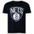 Camiseta Regular NBA Brooklyn Nets World Of Logos - Preto
