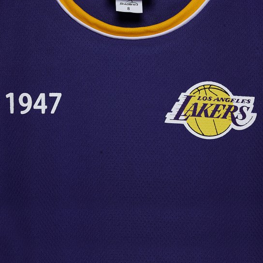 Conjunto Infantil NBA Los Angeles Lakers Braziline