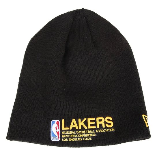 Gorro NBA Los Angeles Lakers Beanie Institutional Style New Era Masculino