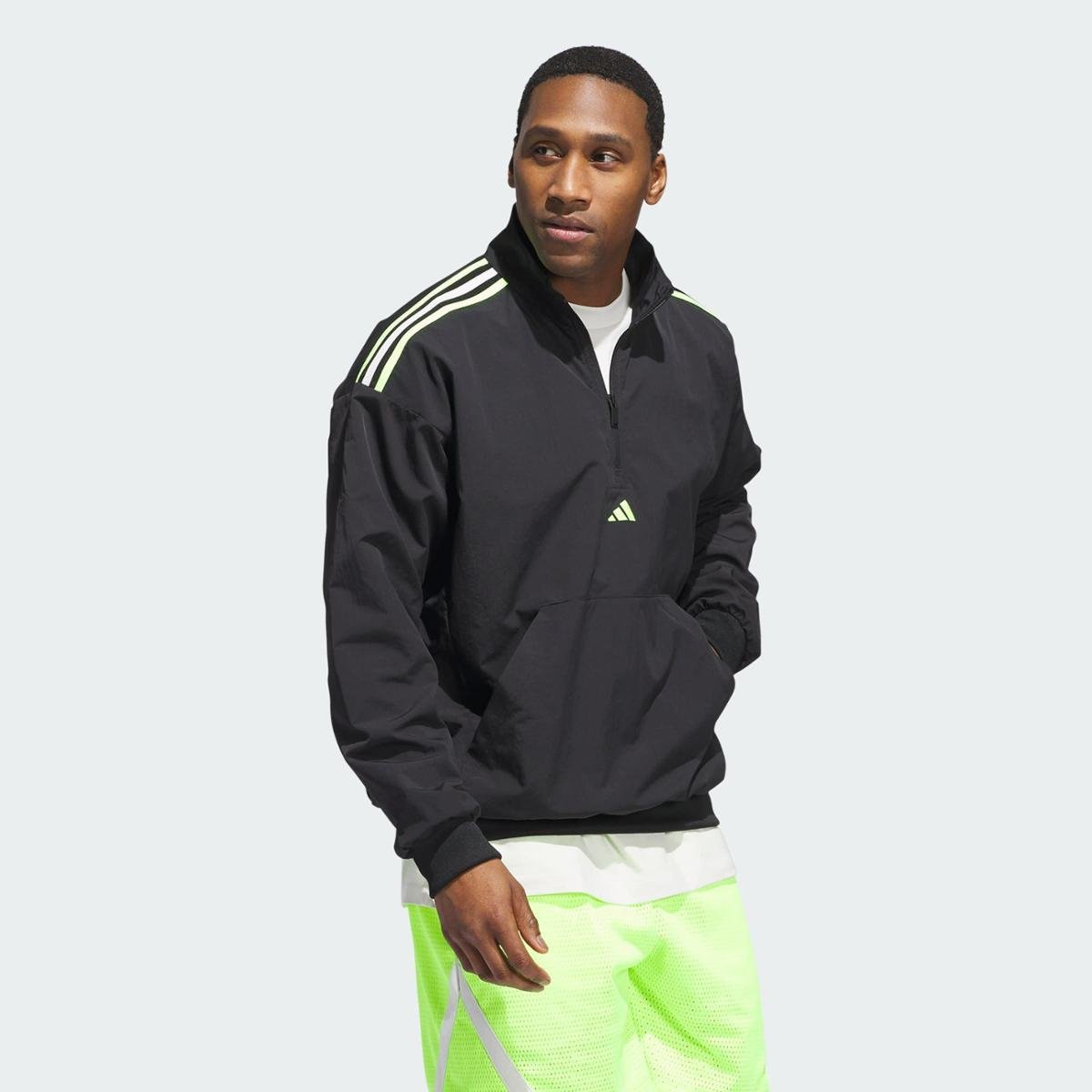 Jaqueta adidas Basketball Select Ziper 1/4 Adidas Masculina | Loja NBA