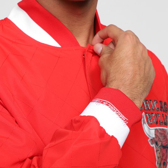 Jaqueta Chicago Bulls Mitchell e Ness Authentic Warm Up Jersey Masculina