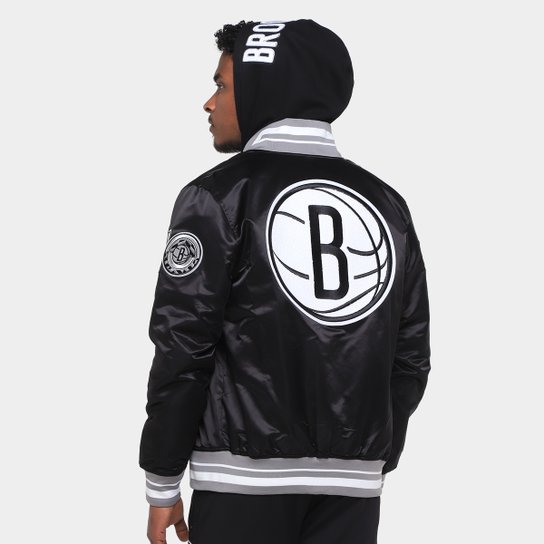 Jaqueta NBA Brooklyn Nets Classic RIB Pro Standard Masculina
