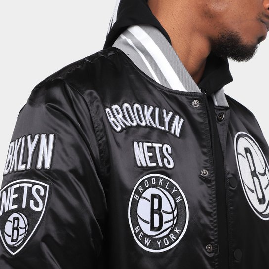 Jaqueta NBA Brooklyn Nets Classic RIB Pro Standard Masculina