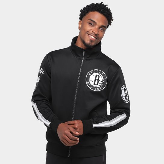 Jaqueta NBA Brooklyn Nets Track Pro Standard Masculino