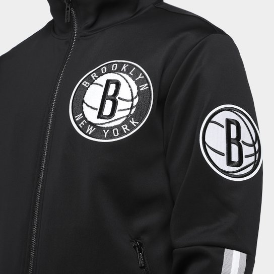 Jaqueta NBA Brooklyn Nets Track Pro Standard Masculino