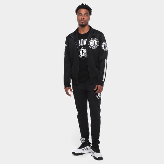 Jaqueta NBA Brooklyn Nets Track Pro Standard Masculino