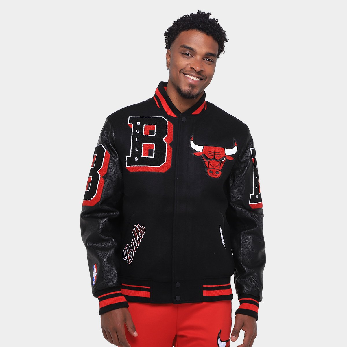 Blusa Casaco Da Chicago Bulls Jaqueta Chicago Bulls Nba Jaqueta