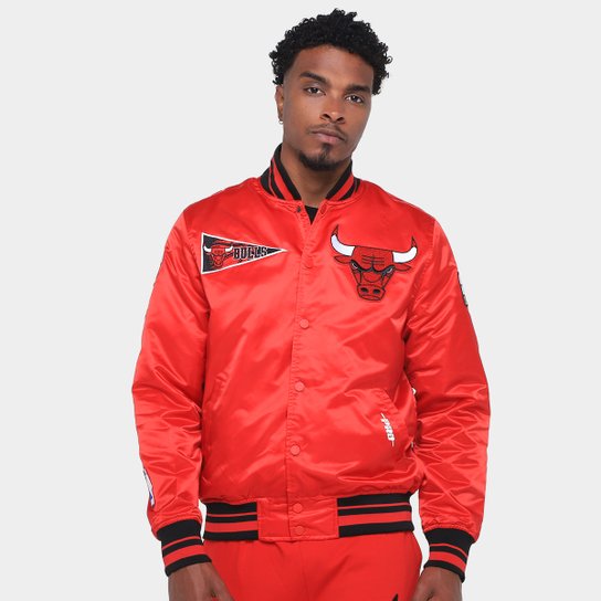 Jaqueta NBA Chicago Bulls Retrô Classic RIB Pro Standard Masculina