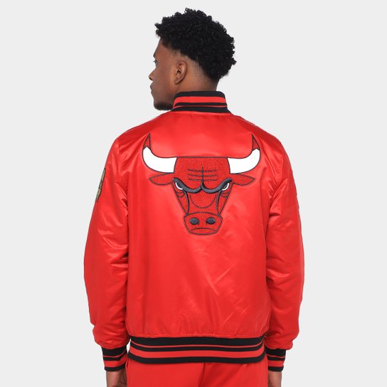 Jaqueta NBA Chicago Bulls Retrô Classic RIB Pro Standard Masculina