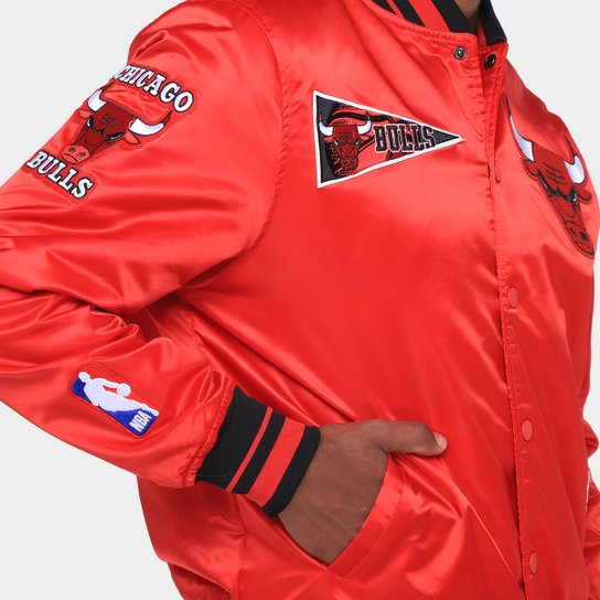 Jaqueta NBA Chicago Bulls Retrô Classic RIB Pro Standard Masculina