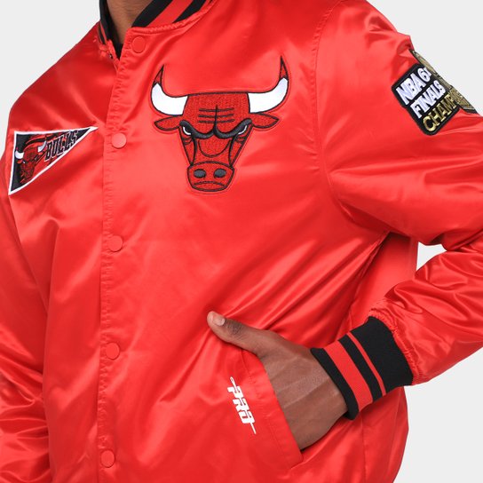 Jaqueta NBA Chicago Bulls Retrô Classic RIB Pro Standard Masculina