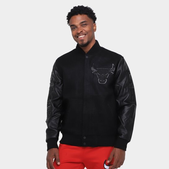 Jaqueta NBA Chicago Bulls Triple Wool Varsity Pro Standard Masculina