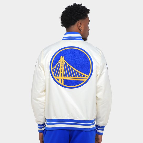 Jaqueta NBA Golden State Warriors Retrô Classic RIB Pro Standard Masculina