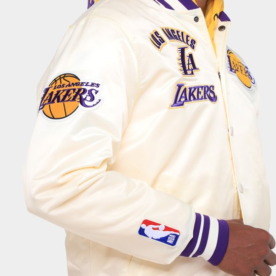 Jaqueta NBA Los Angeles Lakers Retrô Classic RIB Pro Standard Masculina