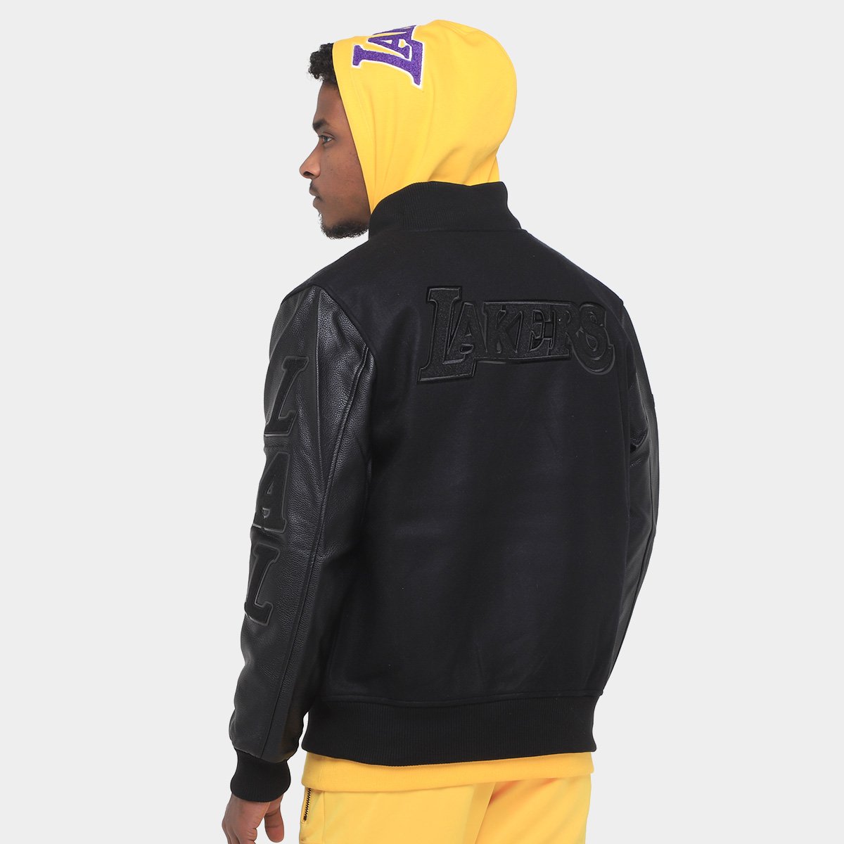 Jaqueta NBA Los Angeles Lakers Striple Varsity Pro Standard