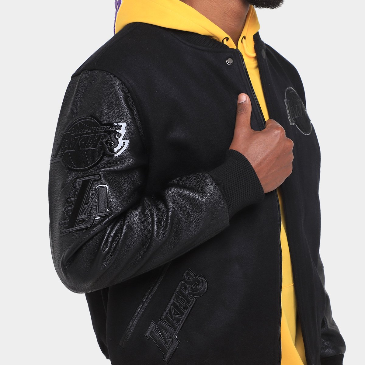 Jaqueta NBA Los Angeles Lakers Striple Varsity Pro Standard