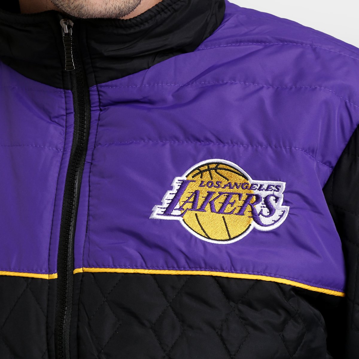 jaqueta lakers roxa