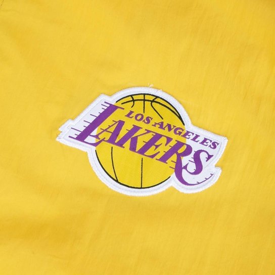 Jaqueta New Era Corta Vento NBA Los Angeles Lakers Institutional Style Masculino