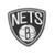 Jibbitz Crocs Nba Brooklyn Nets Logo Único - Branco