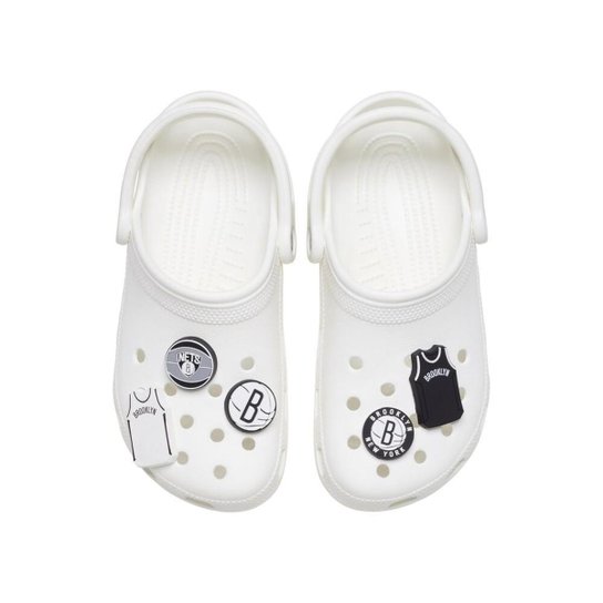 Jibbitz Crocs Nba Brooklyn Nets Pack 5 Único