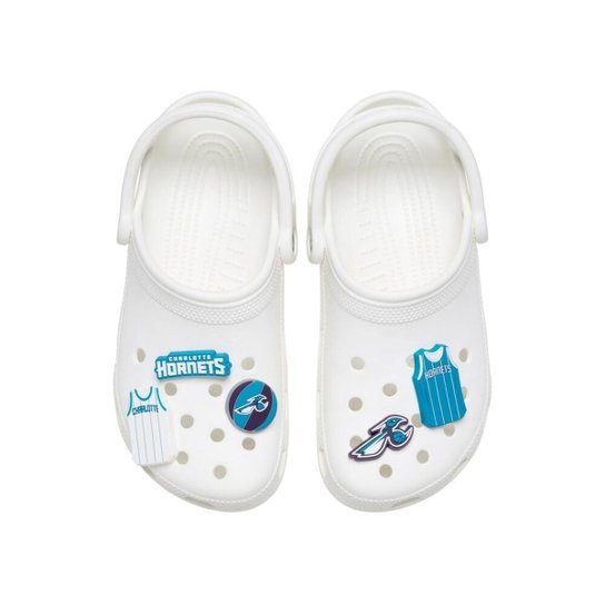 Jibbitz Crocs Nba Charlotte Hornets Pack 5 Único