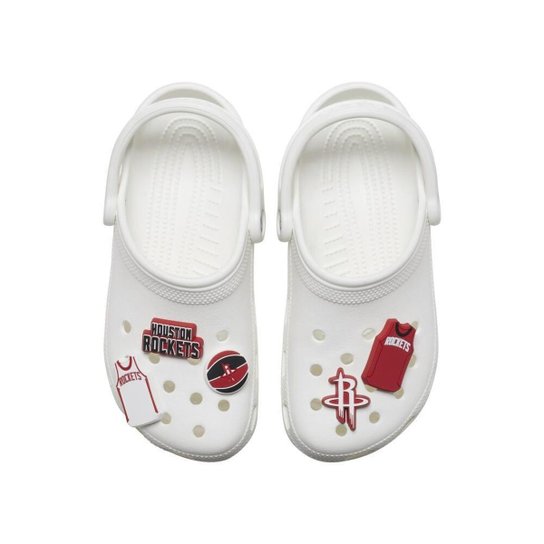 Jibbitz Crocs Nba Houston Rockets Pack Com 5 Unidades Único