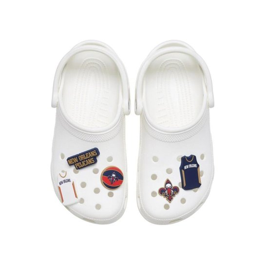 Jibbitz Crocs Nba New Orleans Pelicans Pack 5 Único