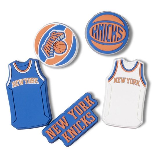 Jibbitz Crocs Nba New York Knicks Pack 5 Único