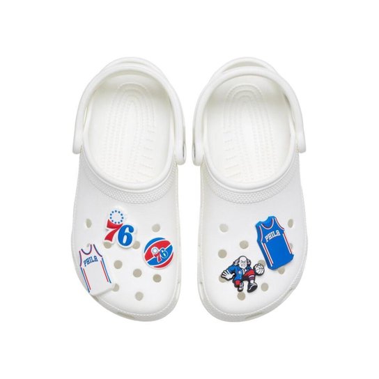 Jibbitz Crocs Nba Philadelphia 76Ers Pack 5 Único