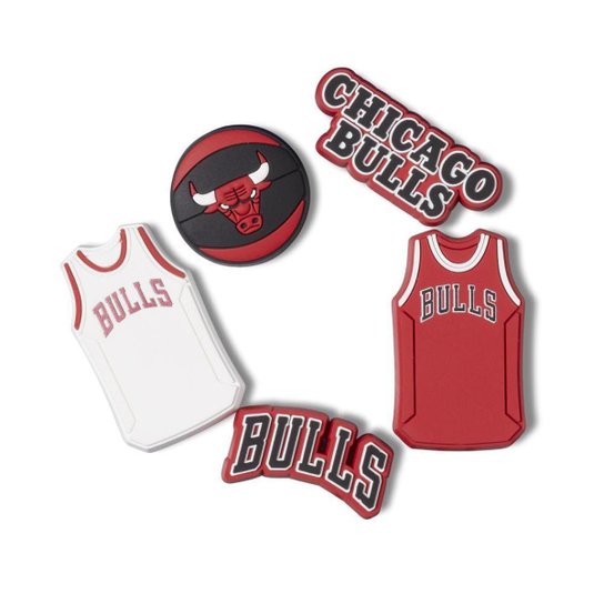 Jibbitz™ nba chicago bulls pack com 5 unico