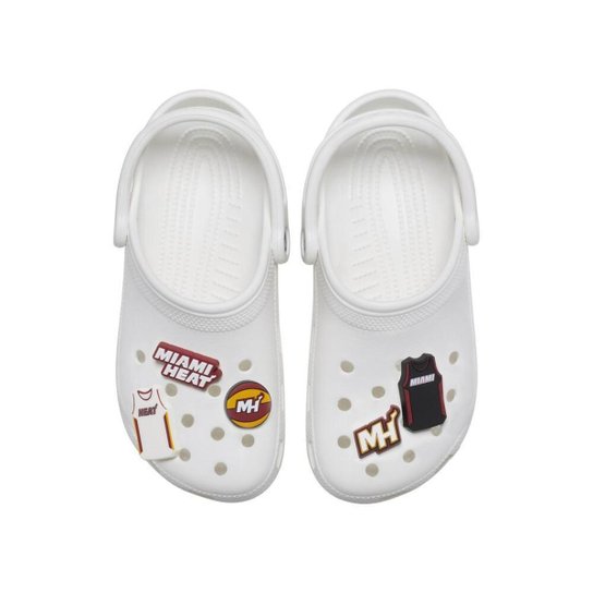 Jibbitz™ nba miami heat pack 5 unico