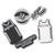 Jibbitz™ nba san antonio spurs pack 5 unico - Branco