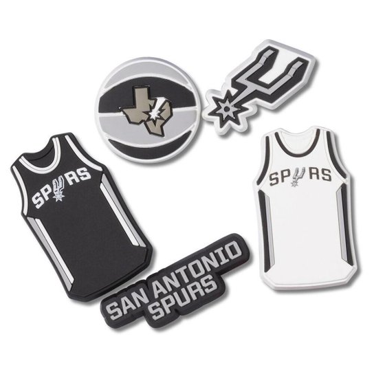 Jibbitz™ nba san antonio spurs pack 5 unico
