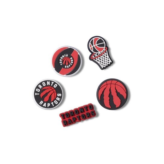 Jibbitz™ nba toronto raptors pack 5 unico