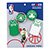 Kit Acessório Para Crocs Infantil Jibbitz NBA Boston Celtis - Verde+Branco