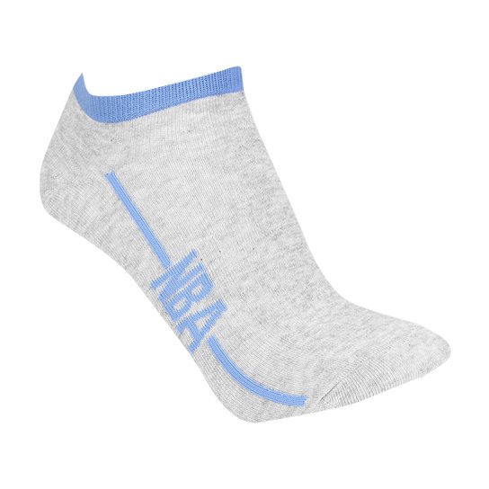 Meia NBA Cano Curto Logo Lateral - Mescla