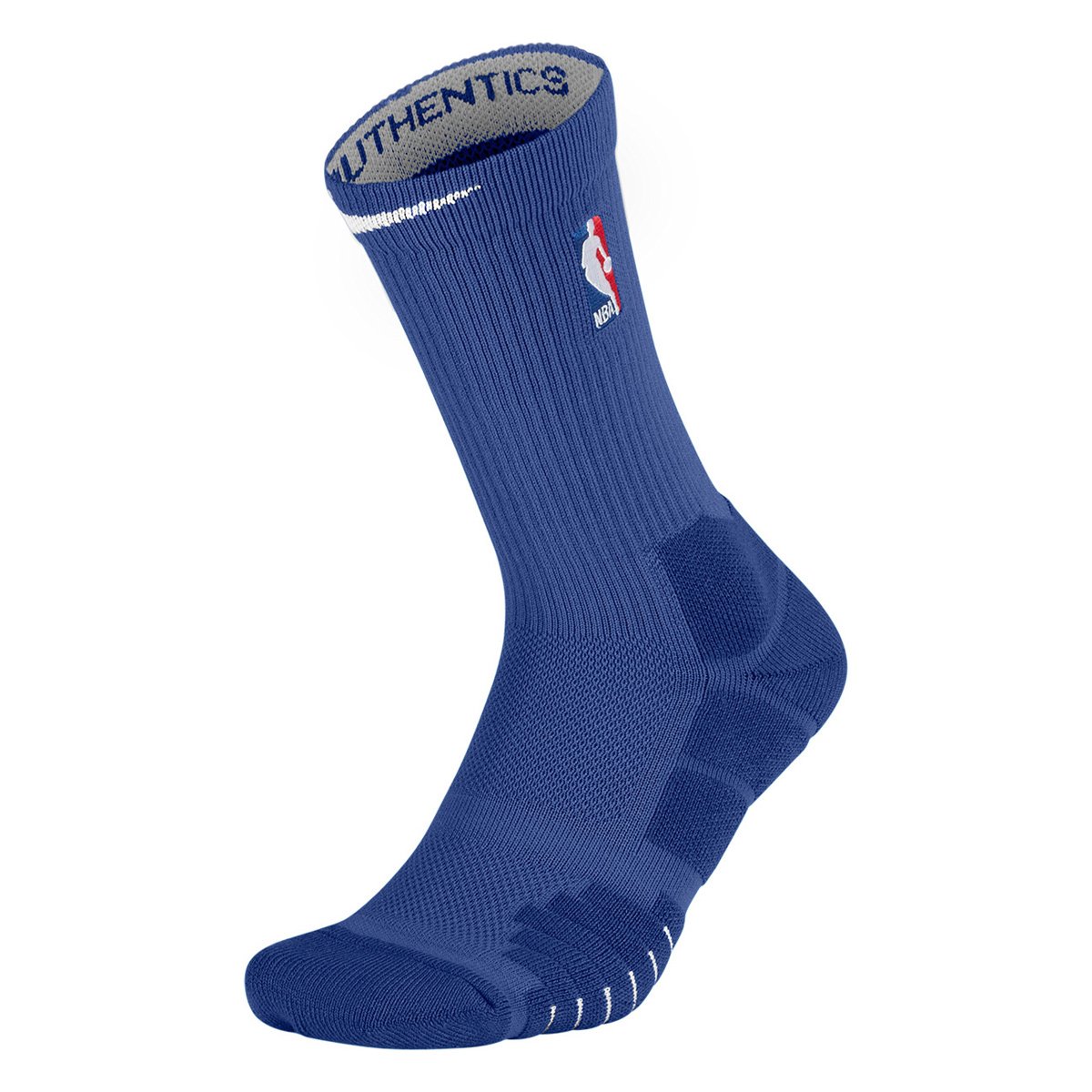 meia cano alto nike azul