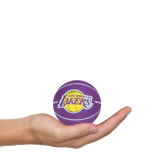 Mini Bola Basquete NBA Wilson Dribbler Los Angeles Lakers