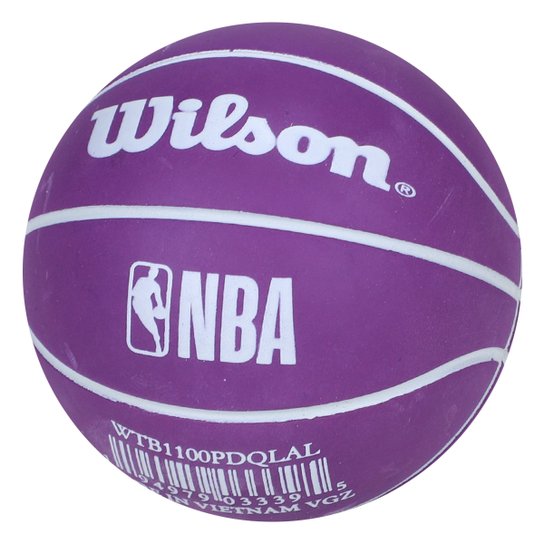 Mini Bola Basquete NBA Wilson Dribbler Los Angeles Lakers
