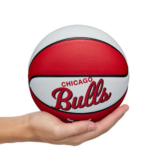 Mini Bola de Basquete NBA Retrô Chicago Bulls Wilson #3