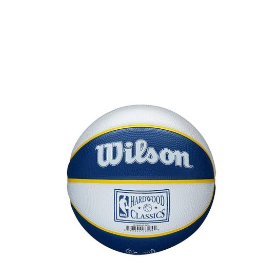 Mini Bola de Basquete NBA Retrô Golden State Warriors Wilson #3
