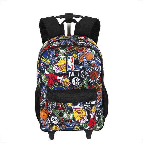 Mochila de Rodinha Carrinho Sestini Nba Begins Reforçada 17L