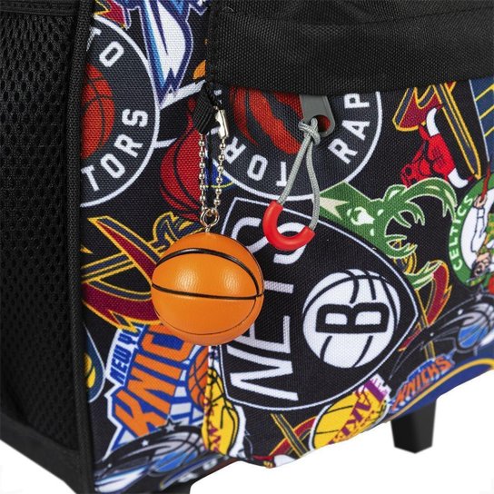 Mochila de Rodinha Carrinho Sestini Nba Begins Reforçada 17L