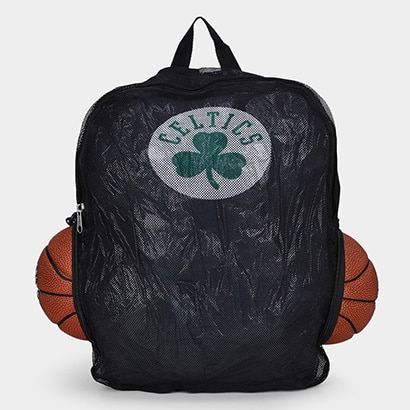 Mochila NBA Boston Celtics - Cinza+Preto