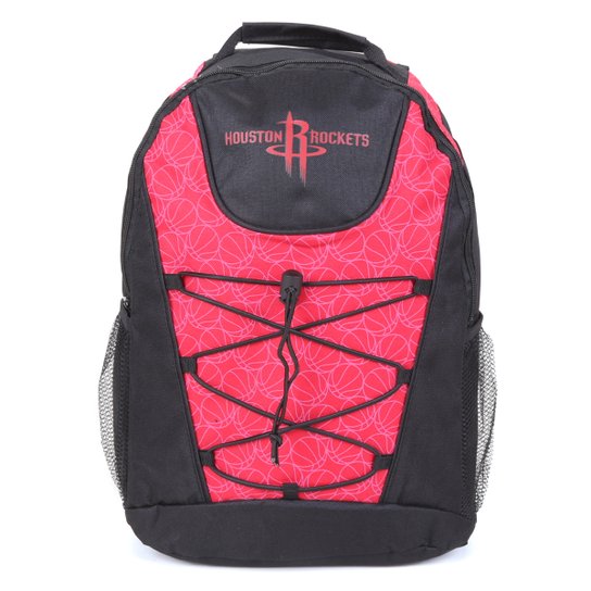Mochila NBA Houston Rockets Maccabi Art - Preto+Vermelho